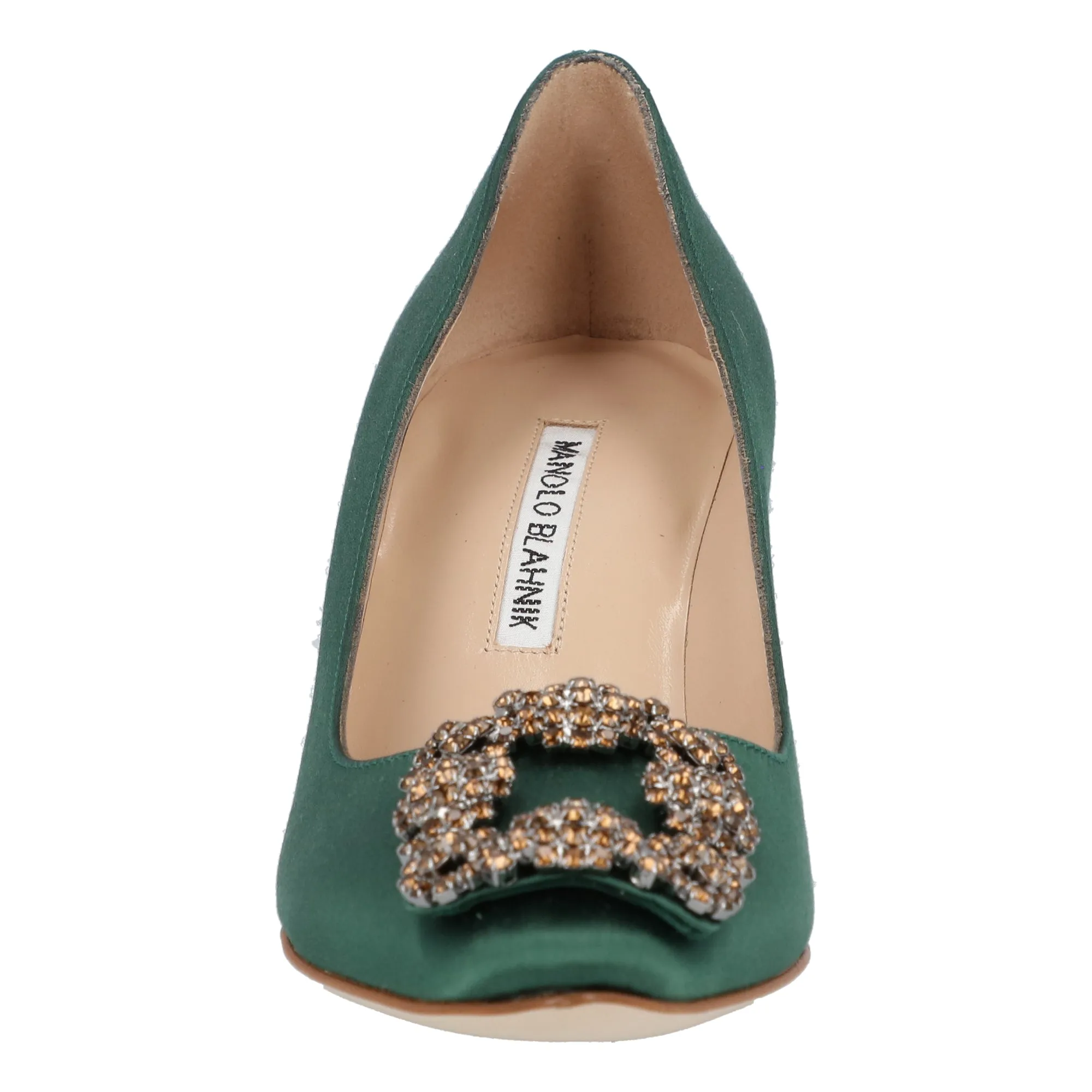 Manolo Blahnik Hangisi 070 Pump Green Shoes_Manolo-Blahnik