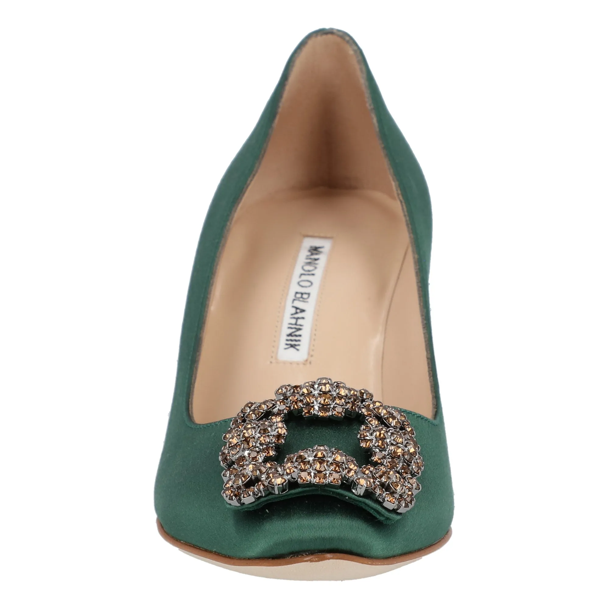 Manolo Blahnik Hangisi 070 Pump Green Shoes_Manolo-Blahnik