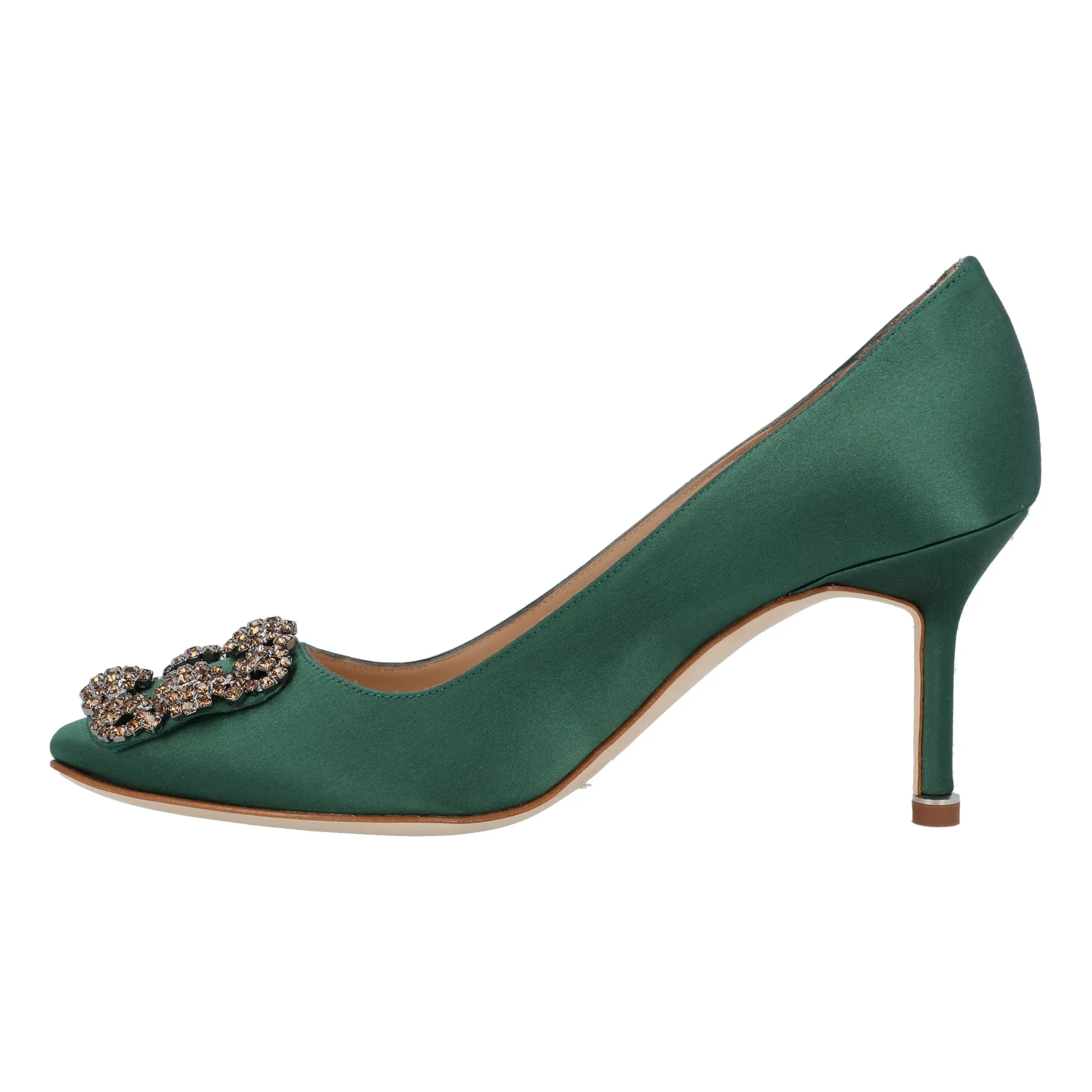 Manolo Blahnik Hangisi 070 Pump Green Shoes_Manolo-Blahnik