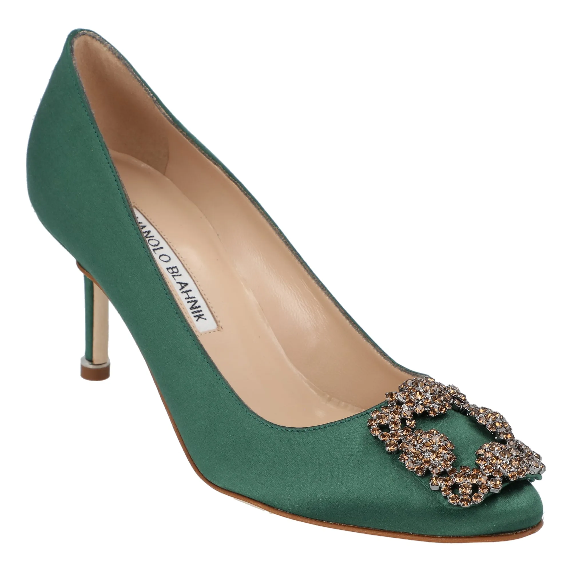 Manolo Blahnik Hangisi 070 Pump Green Shoes_Manolo-Blahnik