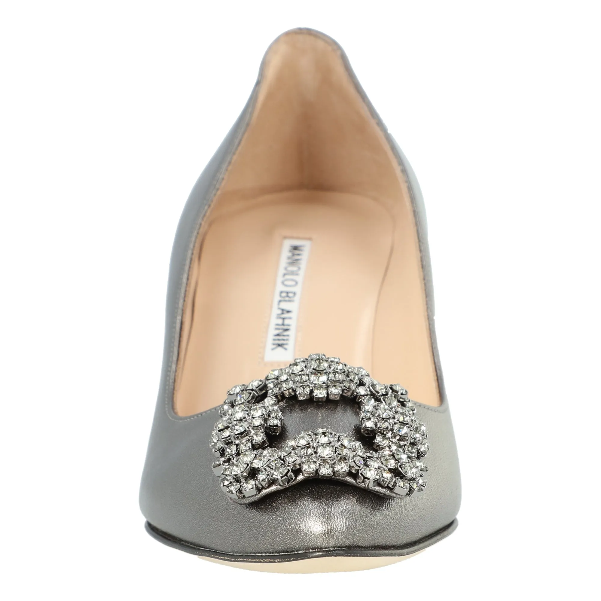 Manolo Blahnik Hangisi 070 Pump Grey Shoes_Manolo-Blahnik