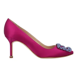 Manolo Blahnik Hangisi 070 Pump Pink Shoes_Manolo-Blahnik