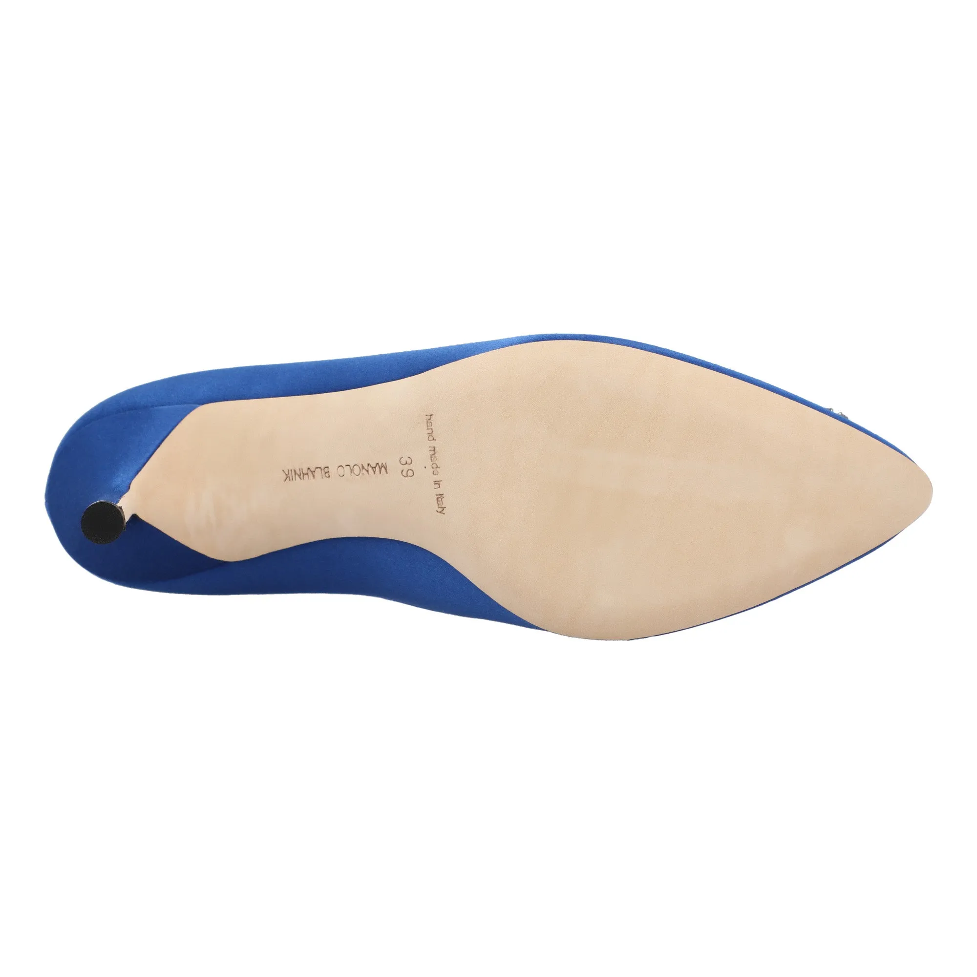 Manolo Blahnik Hangisi 090 Pumps Blue Shoes_Manolo-Blahnik
