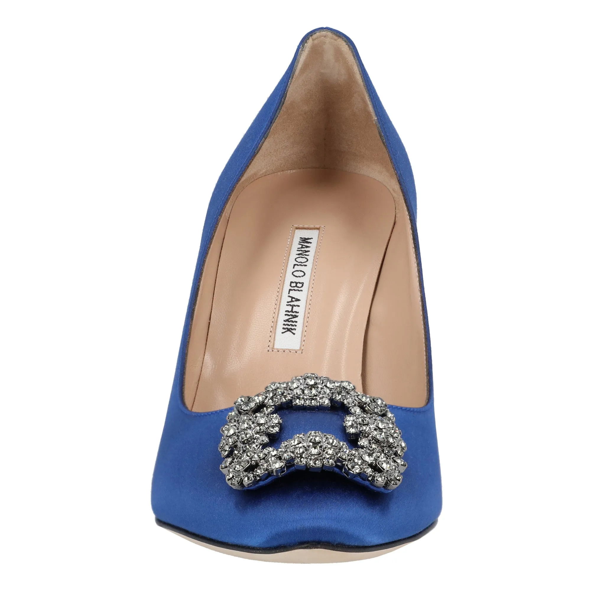 Manolo Blahnik Hangisi 090 Pumps Blue Shoes_Manolo-Blahnik