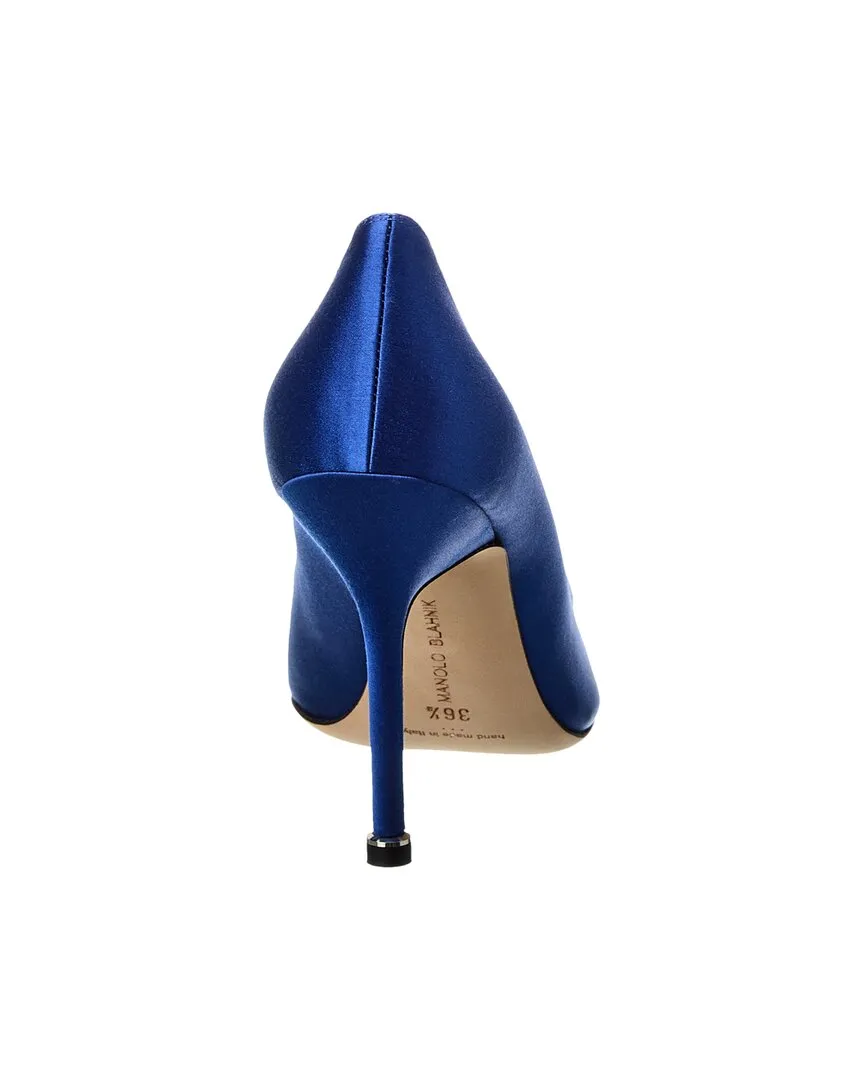 Manolo Blahnik Hangisi 100 Satin Pump Shoes_Manolo-Blahnik