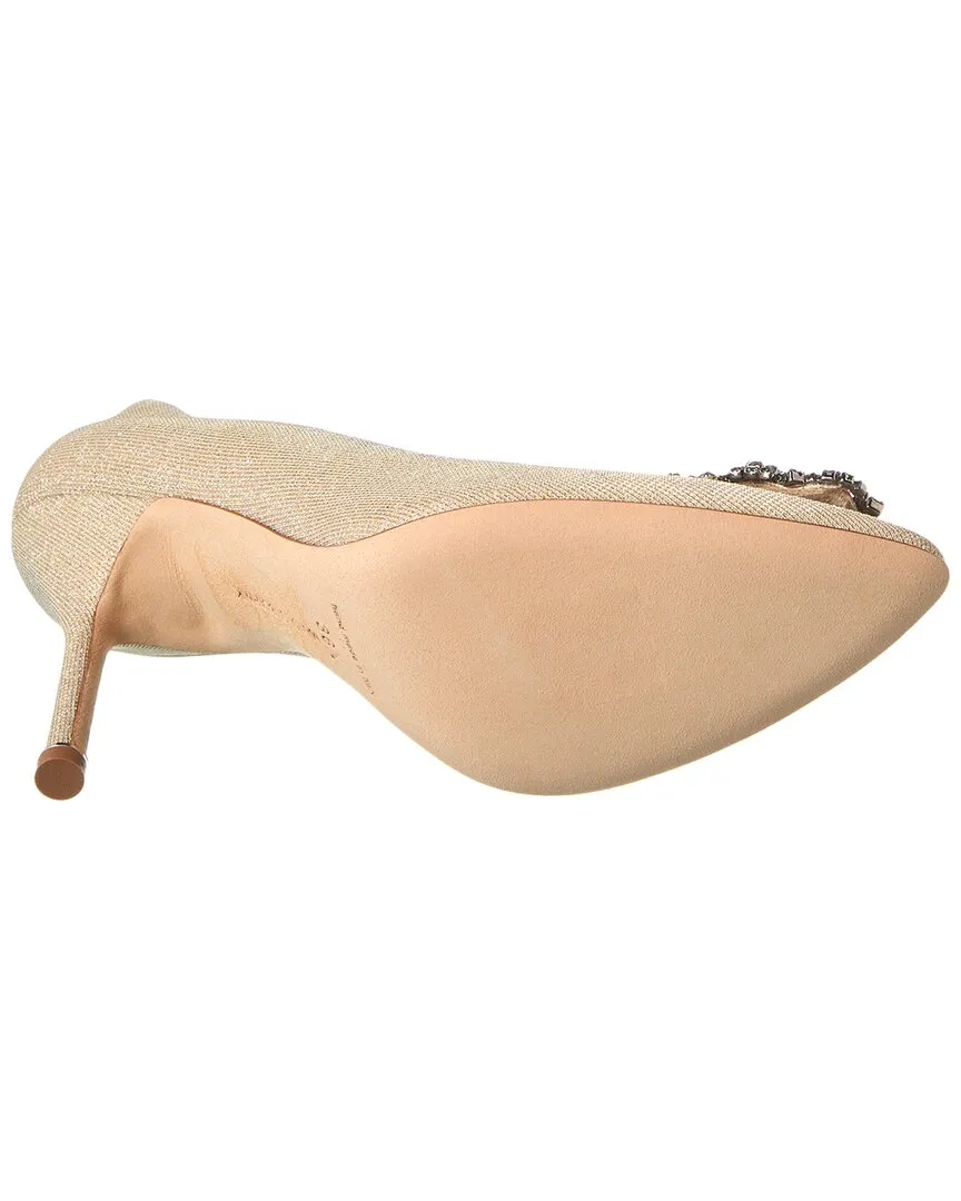 Manolo Blahnik Hangisi 105 Glitter Pump Shoes_Manolo-Blahnik