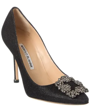 Manolo Blahnik Hangisi 105 Glitter Pump Shoes_Manolo-Blahnik