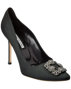 Manolo Blahnik Hangisi 105 Grosgrain Pump Shoes_Manolo-Blahnik