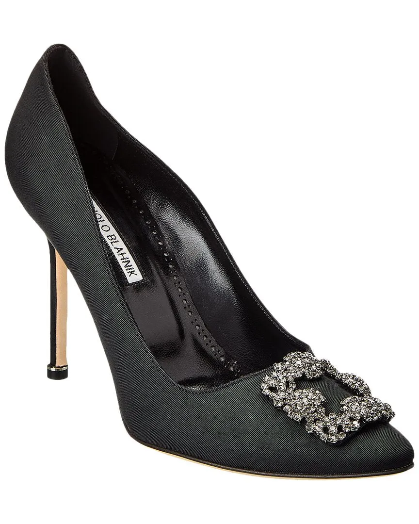 Manolo Blahnik Hangisi 105 Grosgrain Pump Shoes_Manolo-Blahnik