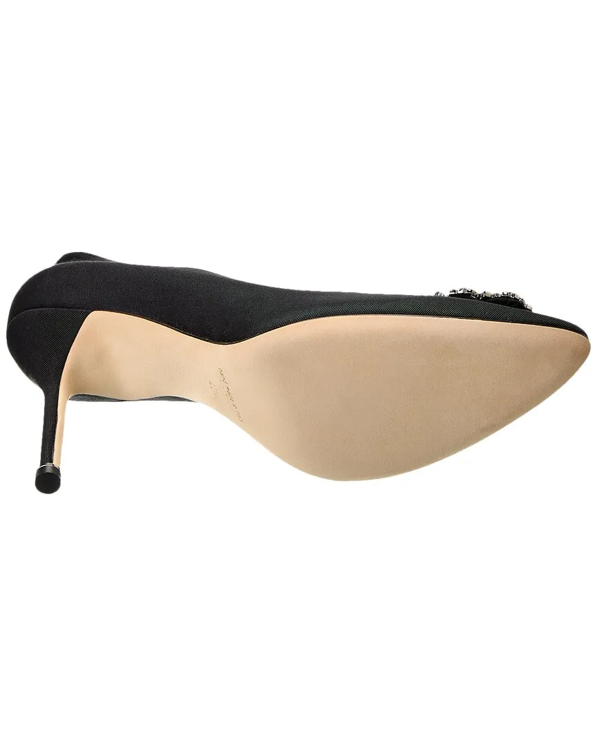 Manolo Blahnik Hangisi 105 Grosgrain Pump Shoes_Manolo-Blahnik