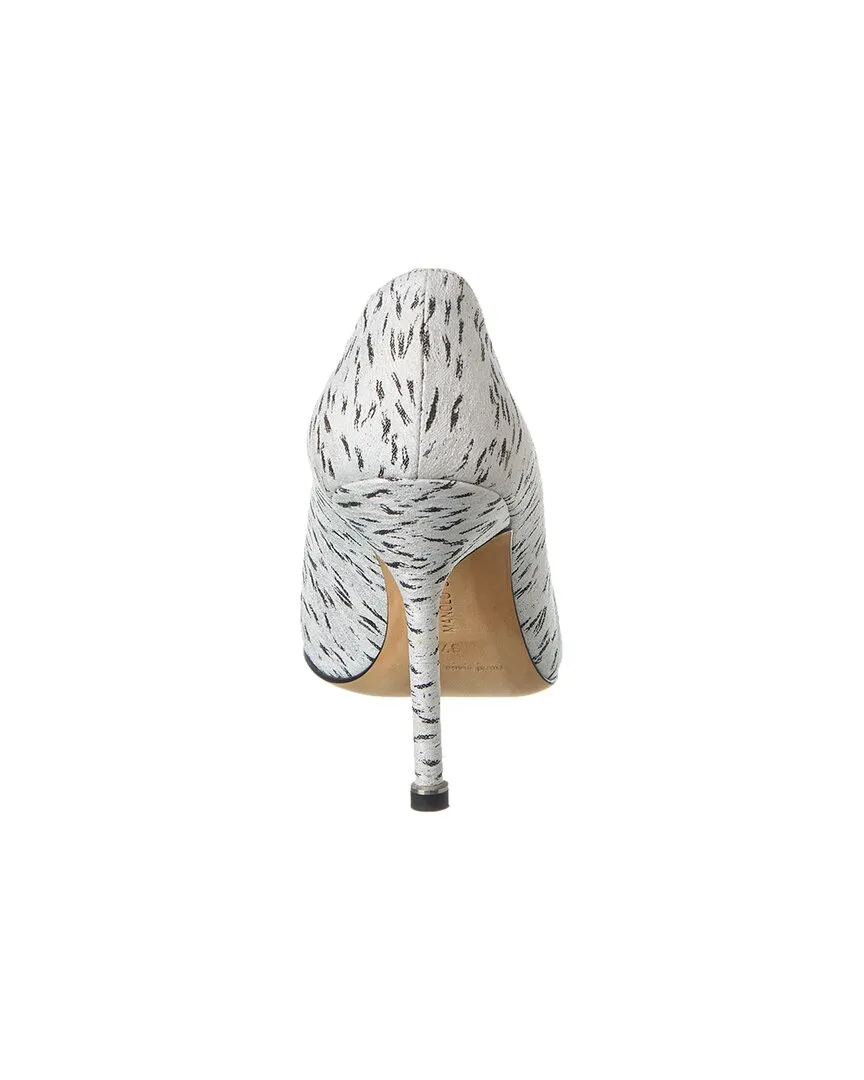 Manolo Blahnik Hangisi 105 Jacquard Pump Shoes_Manolo-Blahnik