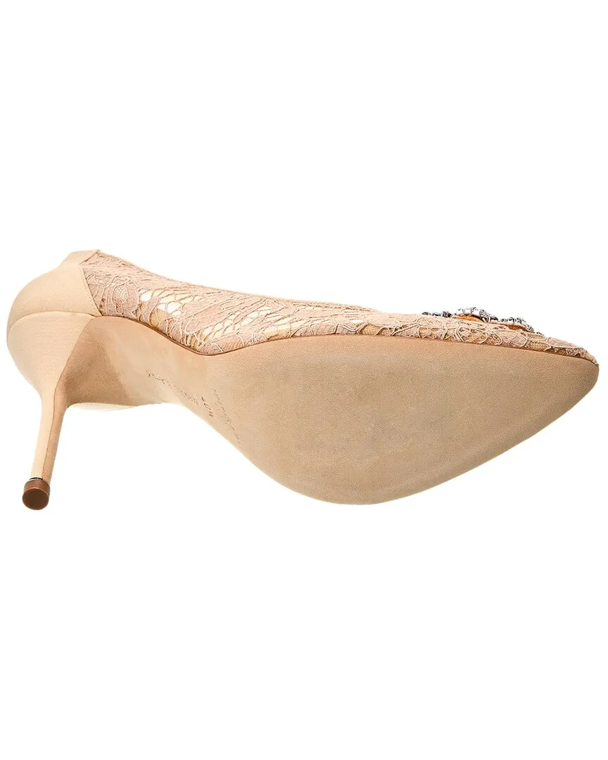 Manolo Blahnik Hangisi 105 Lace Pump Shoes_Manolo-Blahnik