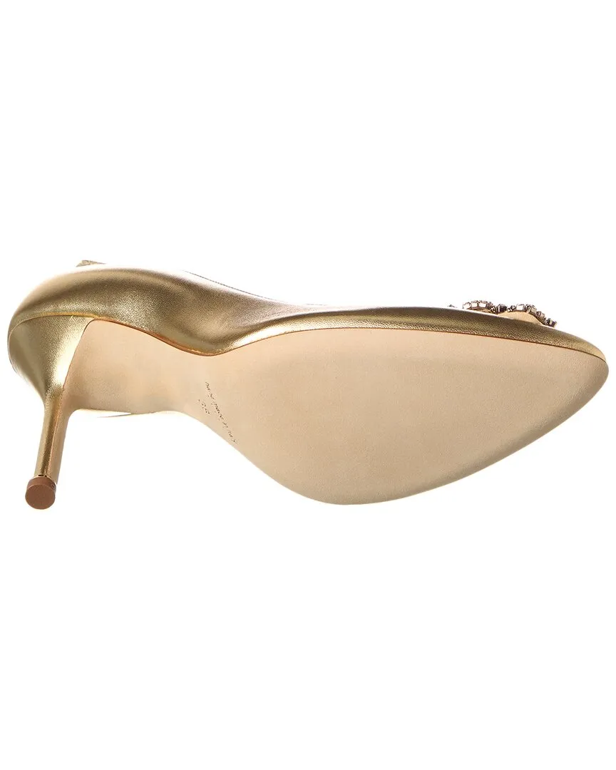 Manolo Blahnik Hangisi 105 Leather Pump Shoes_Manolo-Blahnik