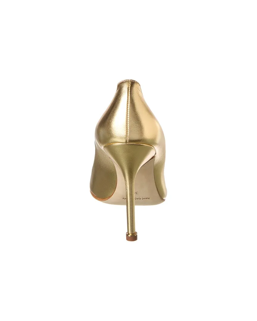 Manolo Blahnik Hangisi 105 Leather Pump Shoes_Manolo-Blahnik