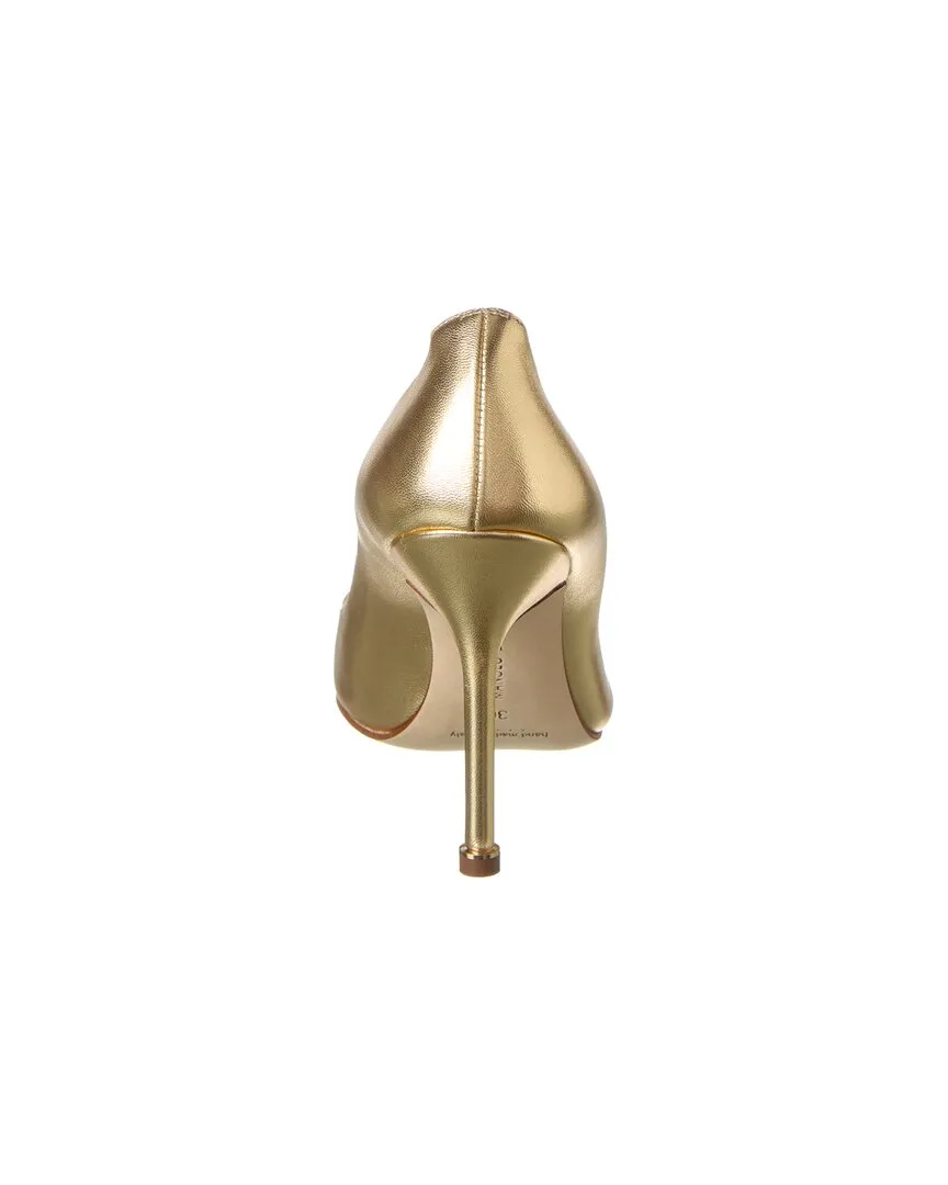 Manolo Blahnik Hangisi 105 Leather Pump Shoes_Manolo-Blahnik