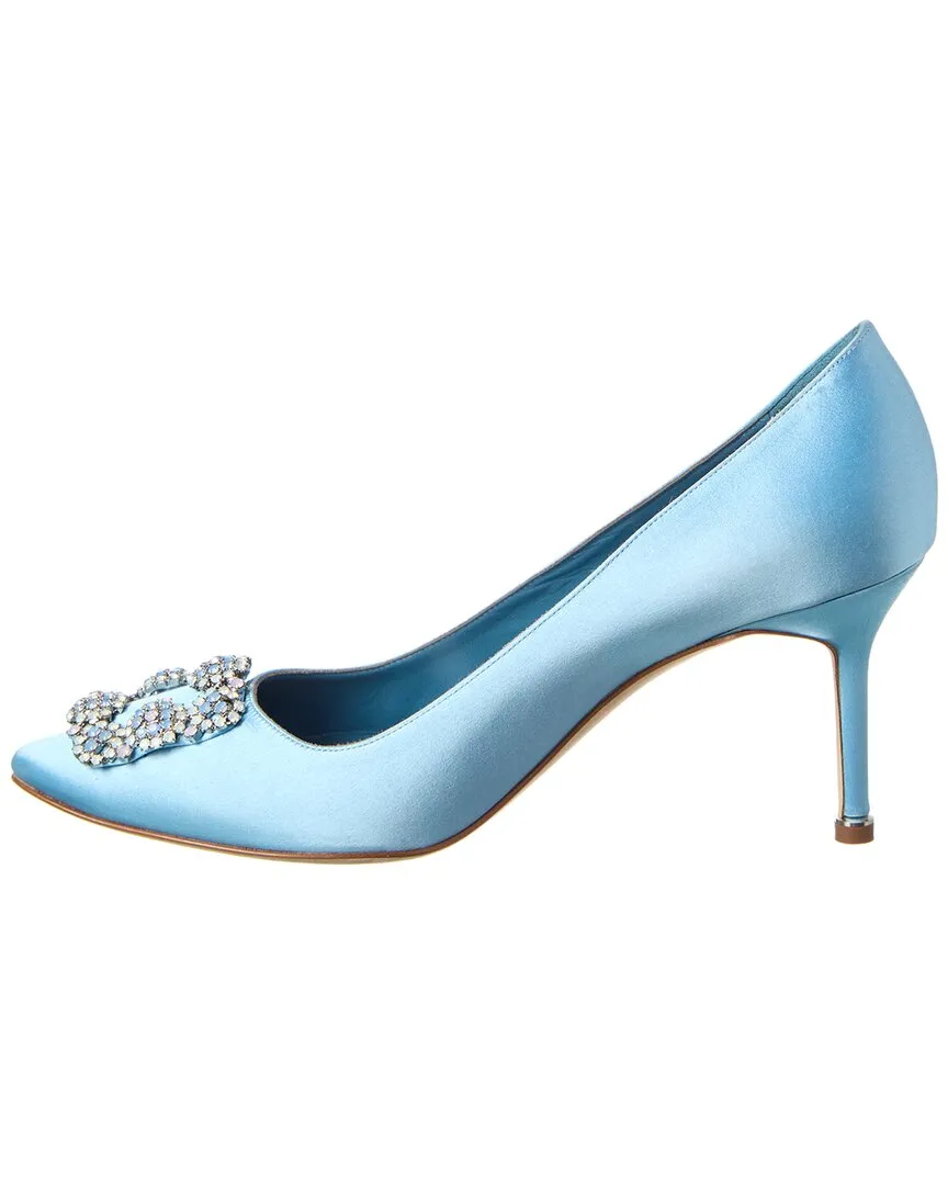Manolo Blahnik Hangisi 105 Satin Pump Shoes_Manolo-Blahnik