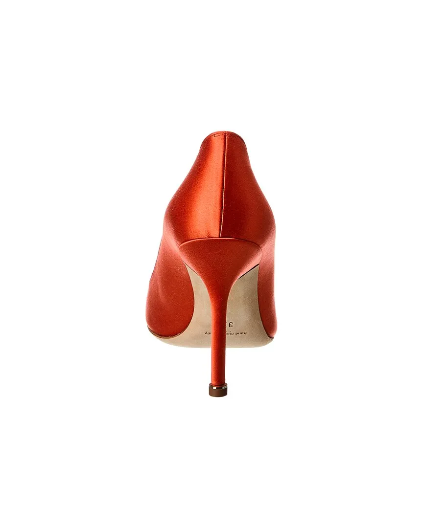 Manolo Blahnik Hangisi 105 Satin Pump Shoes_Manolo-Blahnik