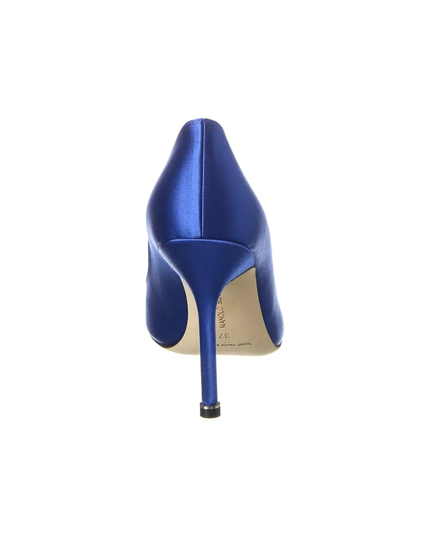 Manolo Blahnik Hangisi 105 Satin Pump Shoes_Manolo-Blahnik