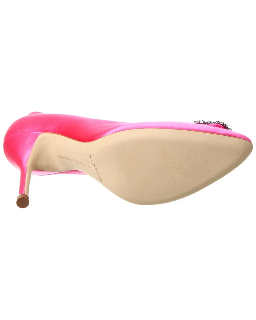 Manolo Blahnik Hangisi 105 Satin Pump Shoes_Manolo-Blahnik
