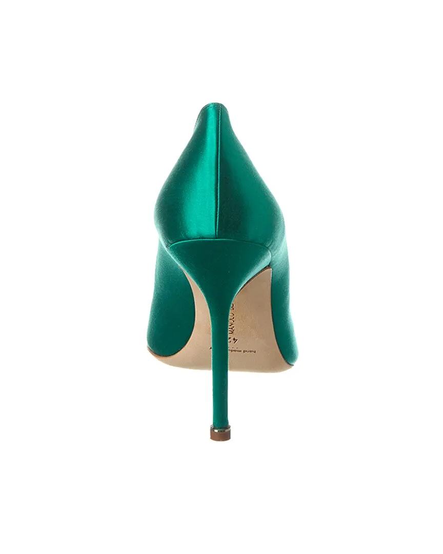 Manolo Blahnik Hangisi 105 Satin Pump Shoes_Manolo-Blahnik