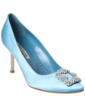 Manolo Blahnik Hangisi 105 Satin Pump Shoes_Manolo-Blahnik
