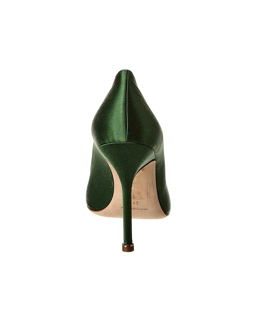 Manolo Blahnik Hangisi 105 Satin Pump Shoes_Manolo-Blahnik