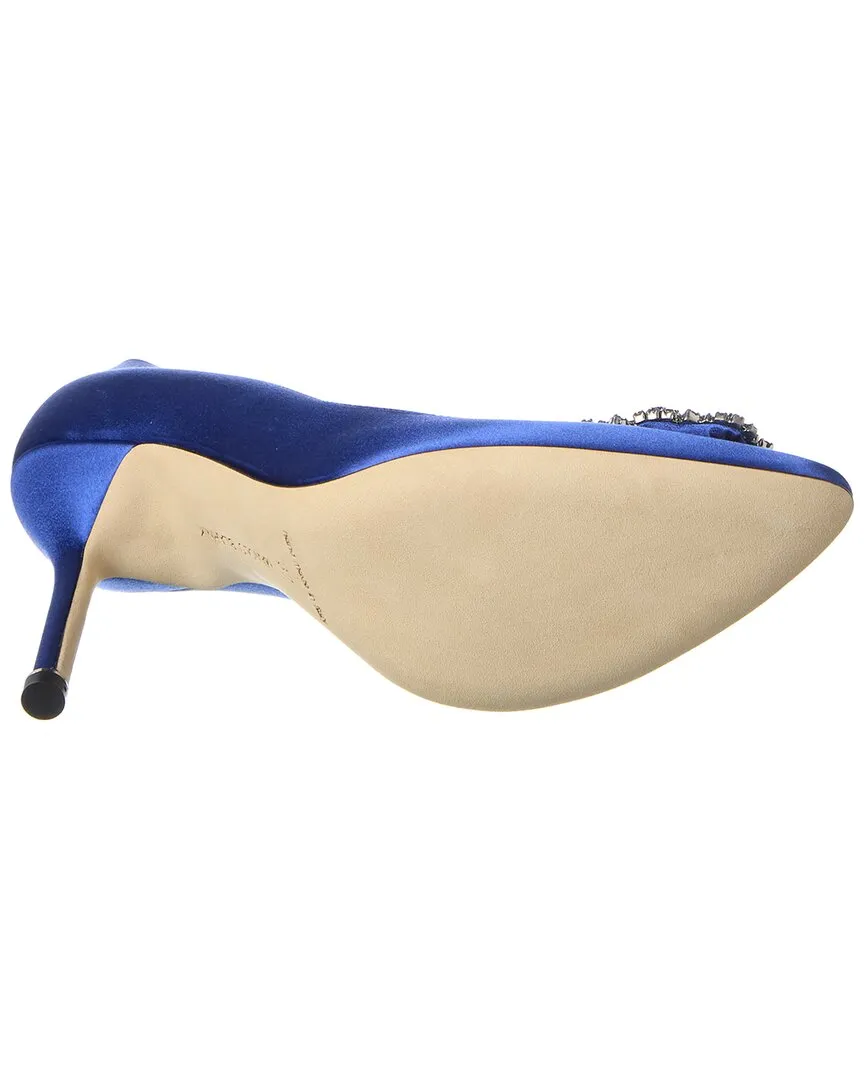 Manolo Blahnik Hangisi 105 Satin Pump Shoes_Manolo-Blahnik