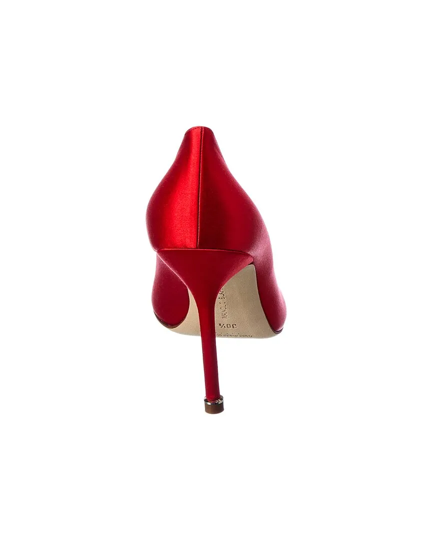 Manolo Blahnik Hangisi 105 Satin Pump Shoes_Manolo-Blahnik