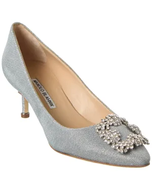 Manolo Blahnik Hangisi 50 Glitter Pump Shoes_Manolo-Blahnik