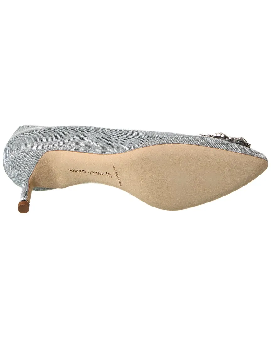 Manolo Blahnik Hangisi 50 Glitter Pump Shoes_Manolo-Blahnik