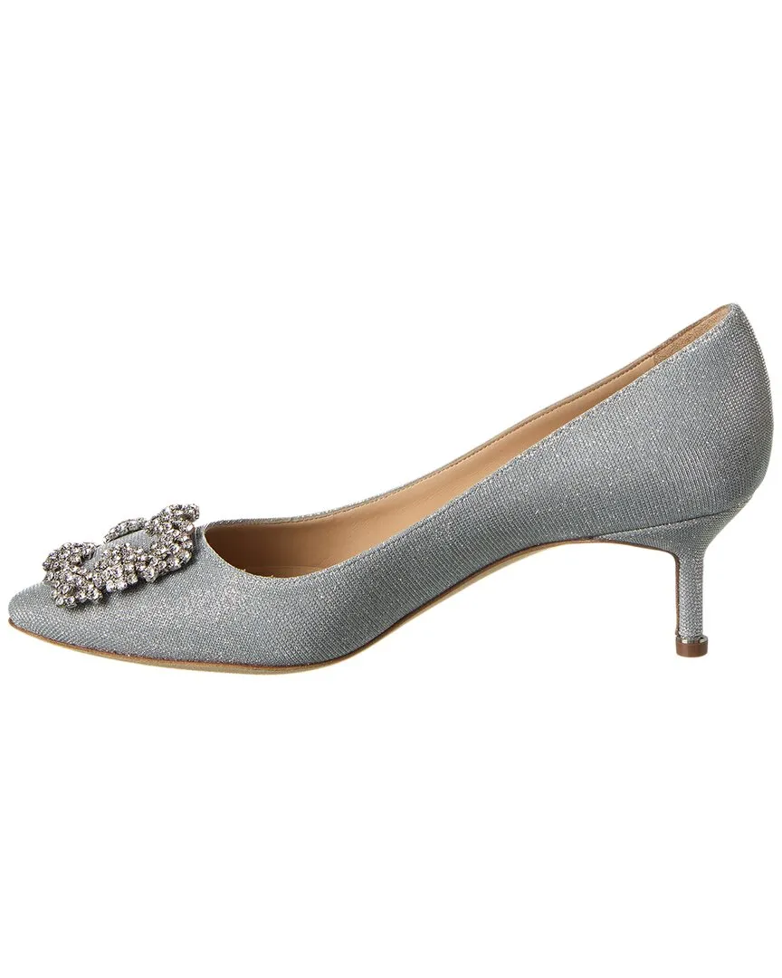 Manolo Blahnik Hangisi 50 Glitter Pump Shoes_Manolo-Blahnik