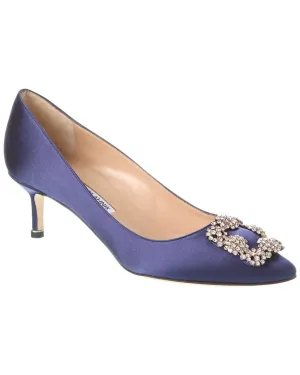 Manolo Blahnik Hangisi 50 Satin Pump Shoes_Manolo-Blahnik