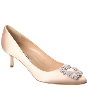 Manolo Blahnik Hangisi 50 Satin Pump Shoes_Manolo-Blahnik