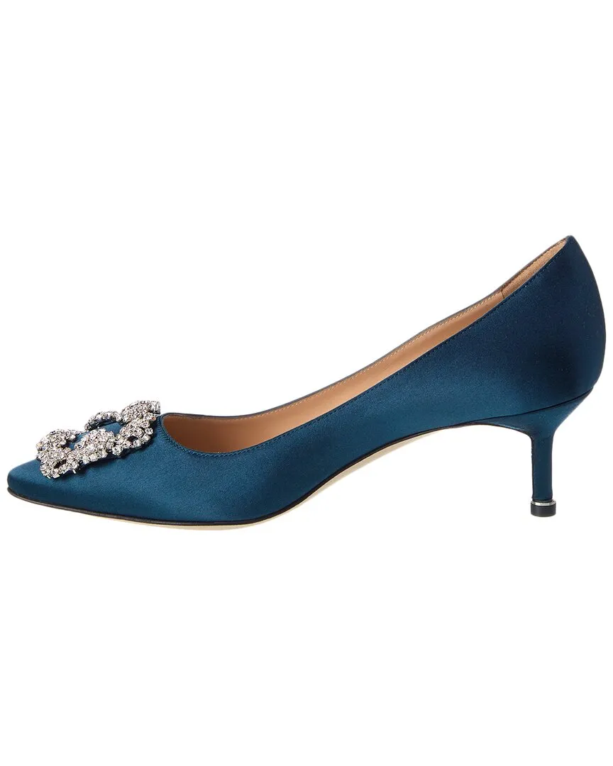 Manolo Blahnik Hangisi 50 Satin Pump Shoes_Manolo-Blahnik