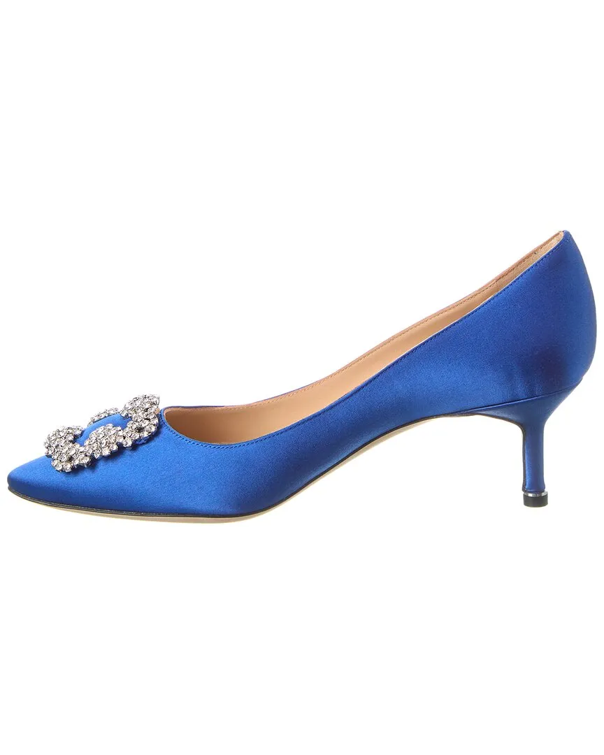 Manolo Blahnik Hangisi 50 Satin Pump Shoes_Manolo-Blahnik