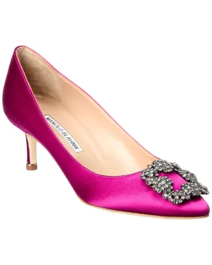 Manolo Blahnik Hangisi 50 Satin Pump Shoes_Manolo-Blahnik