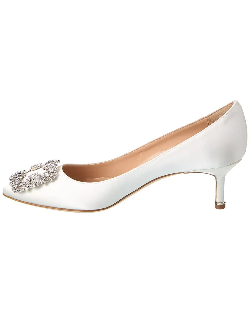 Manolo Blahnik Hangisi 50 Satin Pump Shoes_Manolo-Blahnik