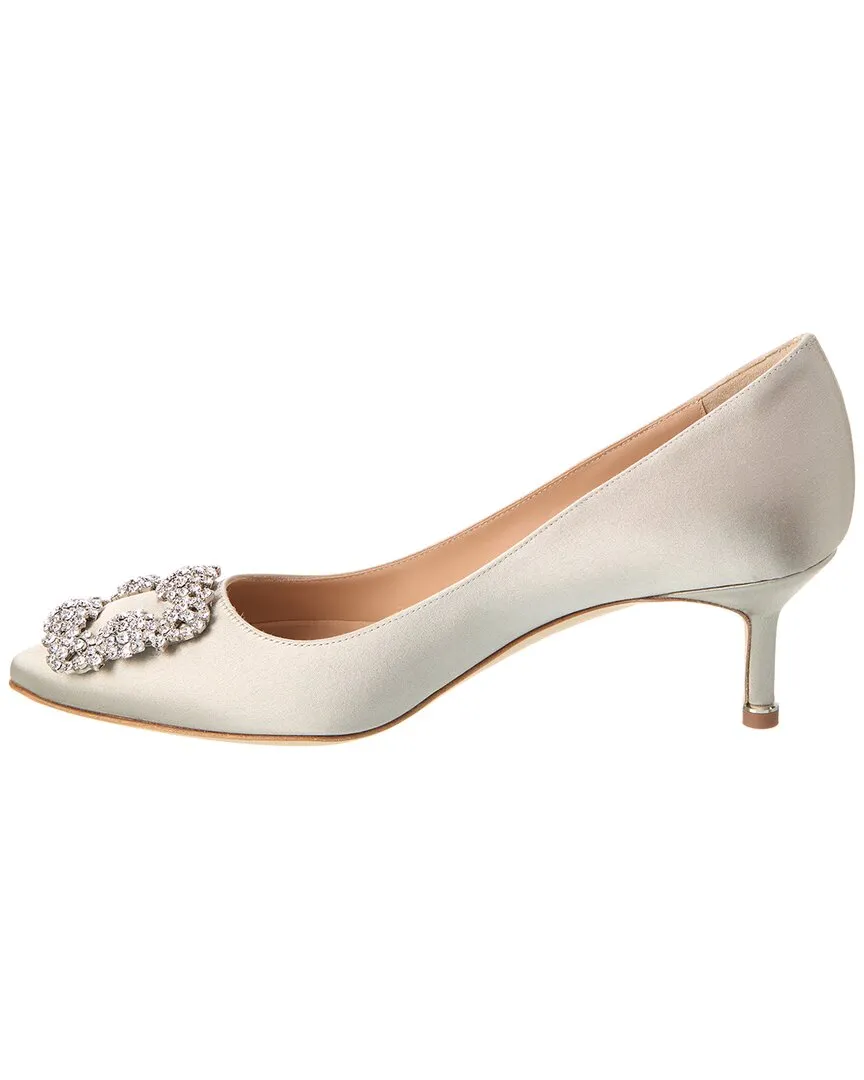 Manolo Blahnik Hangisi 50 Satin Pump Shoes_Manolo-Blahnik
