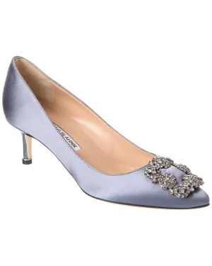 Manolo Blahnik Hangisi 50 Satin Pump Shoes_Manolo-Blahnik