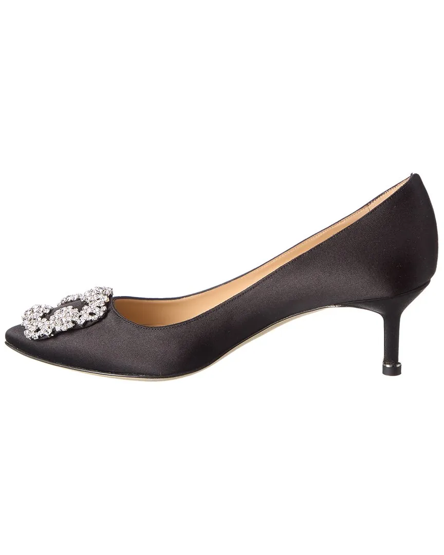 Manolo Blahnik Hangisi 50 Satin Pump Shoes_Manolo-Blahnik