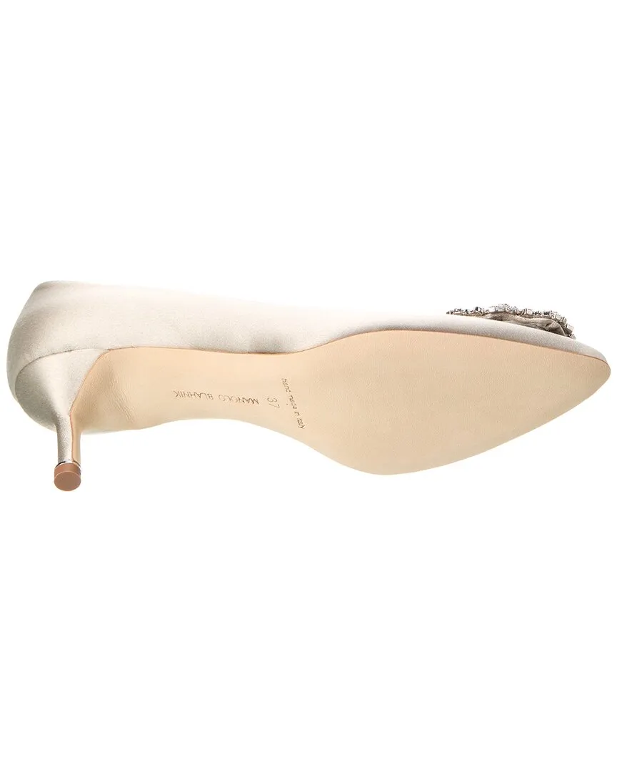 Manolo Blahnik Hangisi 50 Satin Pump Shoes_Manolo-Blahnik