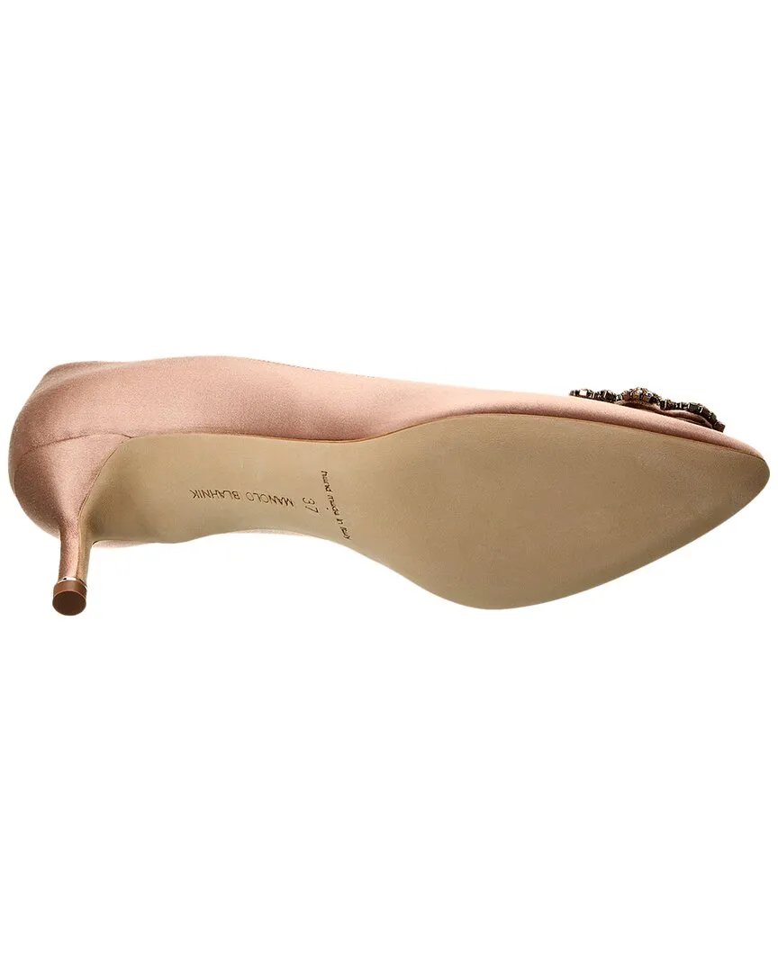 Manolo Blahnik Hangisi 50 Satin Pump Shoes_Manolo-Blahnik