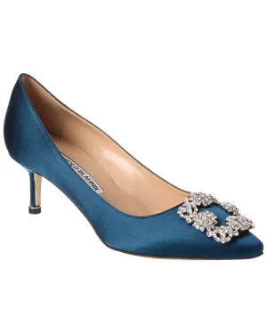 Manolo Blahnik Hangisi 50 Satin Pump Shoes_Manolo-Blahnik