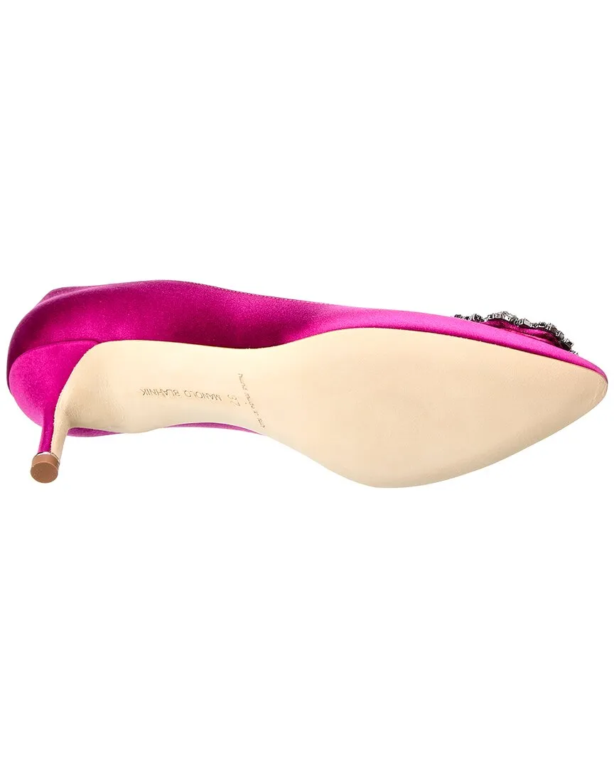 Manolo Blahnik Hangisi 50 Satin Pump Shoes_Manolo-Blahnik