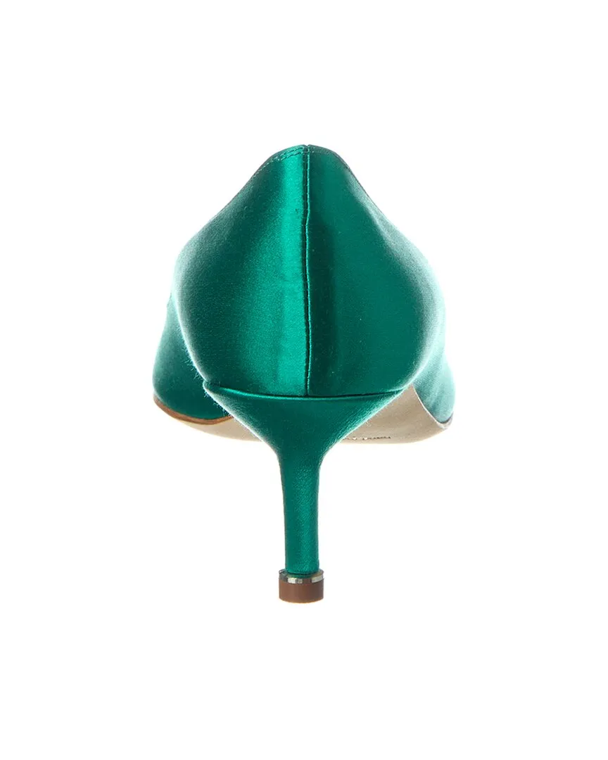 Manolo Blahnik Hangisi 50 Satin Pump Shoes_Manolo-Blahnik