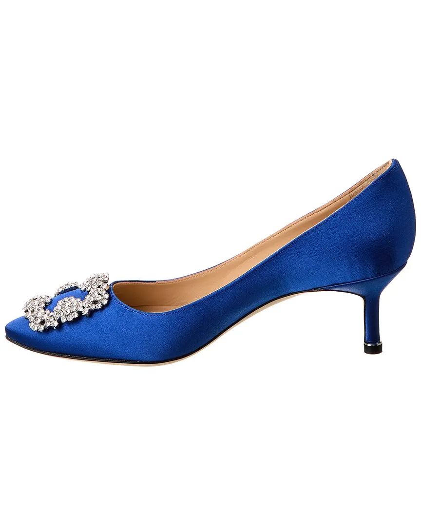 Manolo Blahnik Hangisi 50 Satin Pump Shoes_Manolo-Blahnik