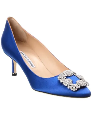 Manolo Blahnik Hangisi 50 Satin Pump Shoes_Manolo-Blahnik