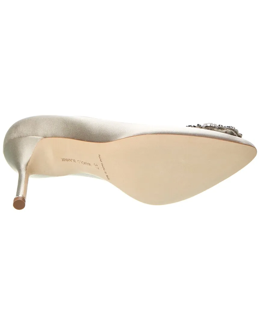 Manolo Blahnik Hangisi 50 Satin Pump Shoes_Manolo-Blahnik