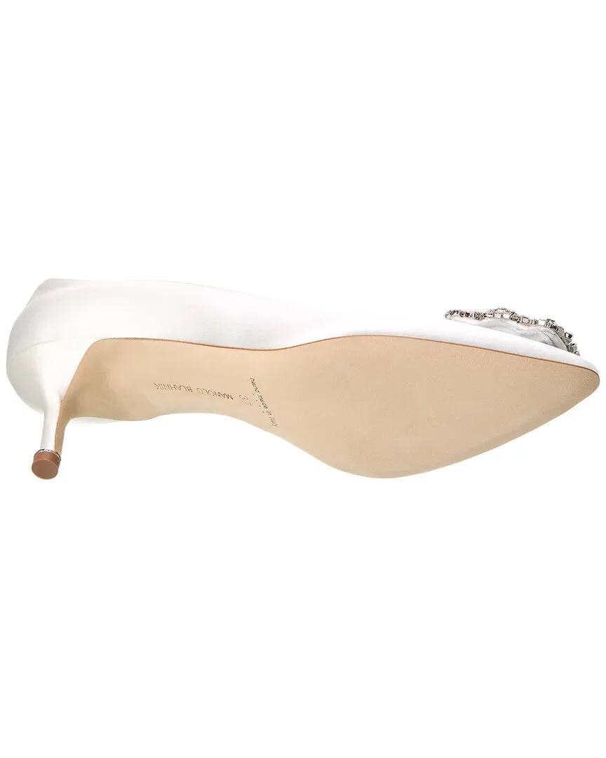 Manolo Blahnik Hangisi 50 Satin Pump Shoes_Manolo-Blahnik