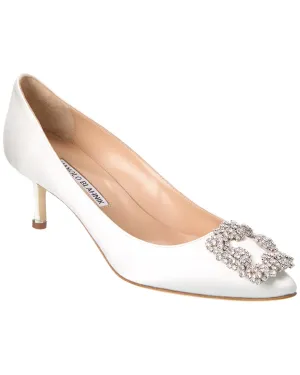 Manolo Blahnik Hangisi 50 Satin Pump Shoes_Manolo-Blahnik